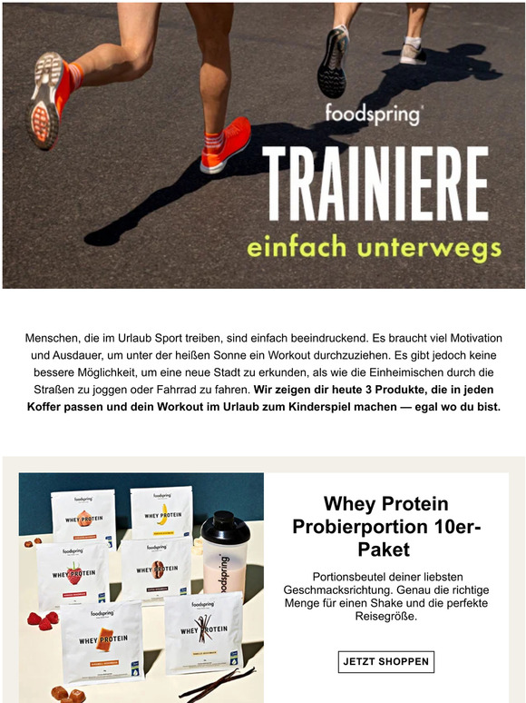 3 Produkte zum Mitnehmen für dein Workout unterwegs