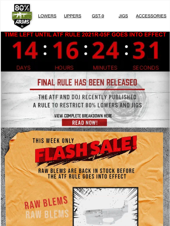 Flash Sale! Guess Who's Back?