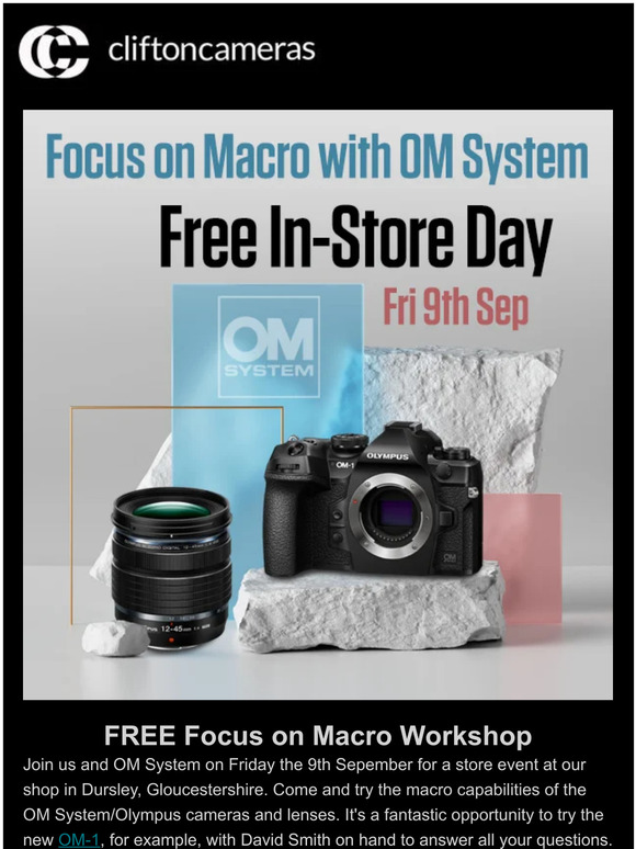 FREE OM System Focus on Macro Workshop