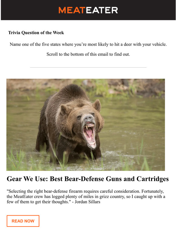MeatEater Best BearDefense Guns Milled