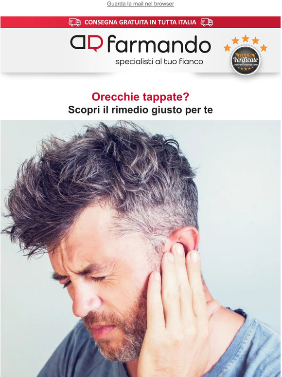 Orecchie tappate? Scopri il rimedio giusto per te