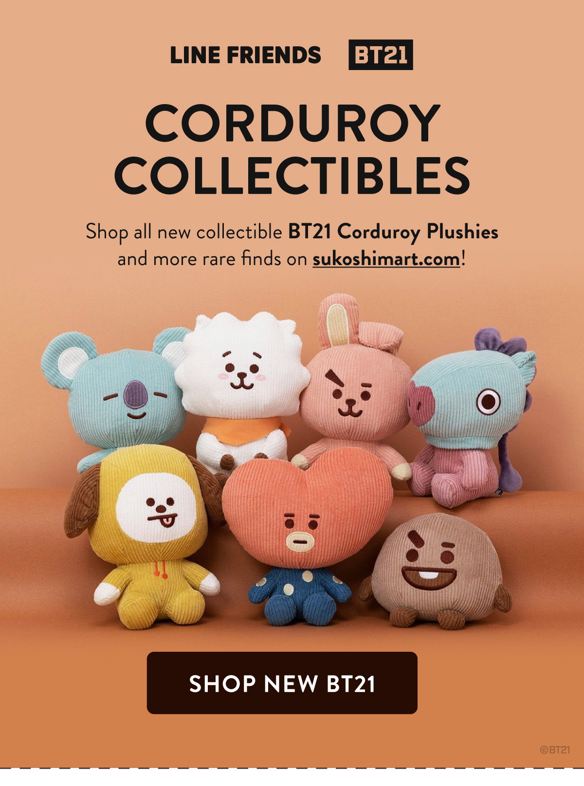 Sukoshi Mart: NEW BT21 Collectible Plushies ✨