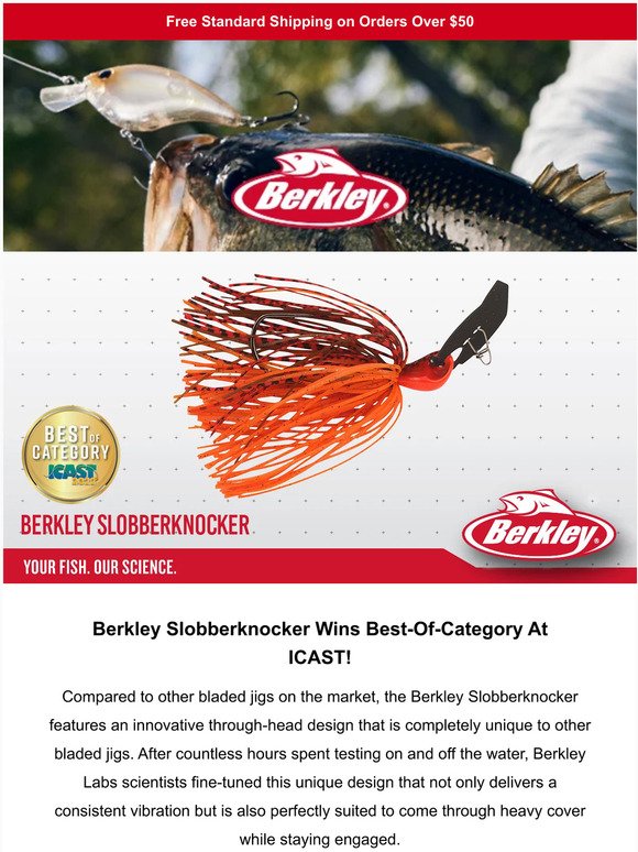 Berkley: Berkley Wins Big At ICAST! New Products Available Soon! 🎣