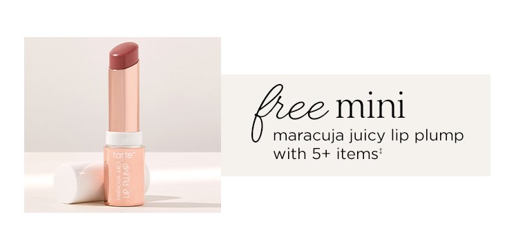 free maracuja juicy lip plump with 5+ items‡