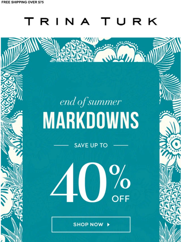 Trina Turk New sale to wear now! Milled