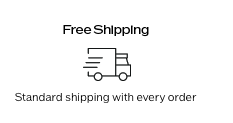 Free Standard Shipping with every order