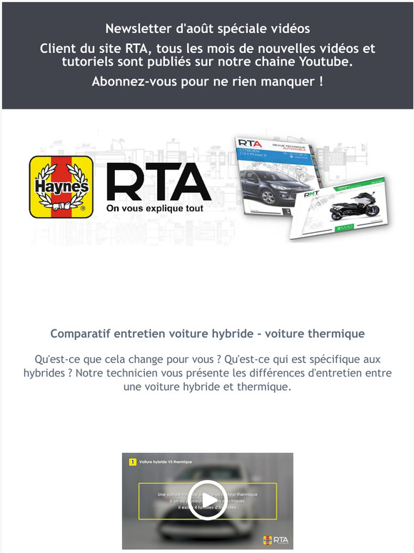 Tuto voiture hybride par rapport à thermique : qu’est-ce que cela change, RTA vous explique tout en vidéo !