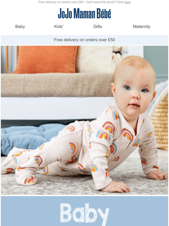 Jojo Maman Bebe Hello new season baby styles! Milled