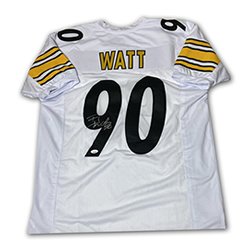 TJ Watt Autographed Signed White Custom Pittsburgh Steelers Jersey - JSA Authentic
