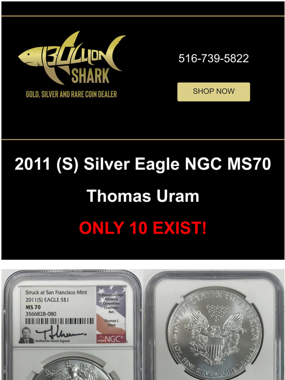 A Silver Eagle so rare, only 10 exist!