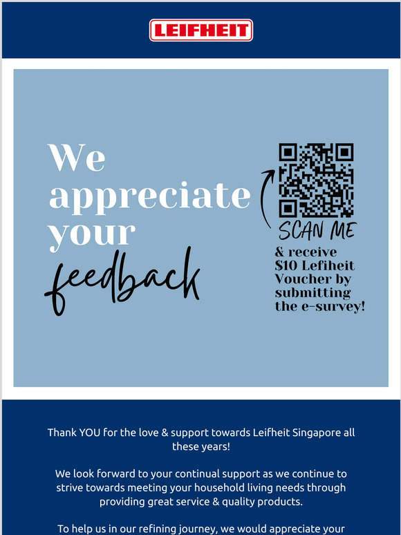 A gift of gratitude from Leifheit to you!
