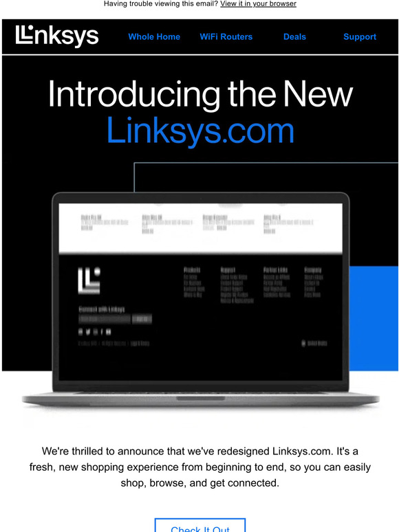Meet the new Linksys.com