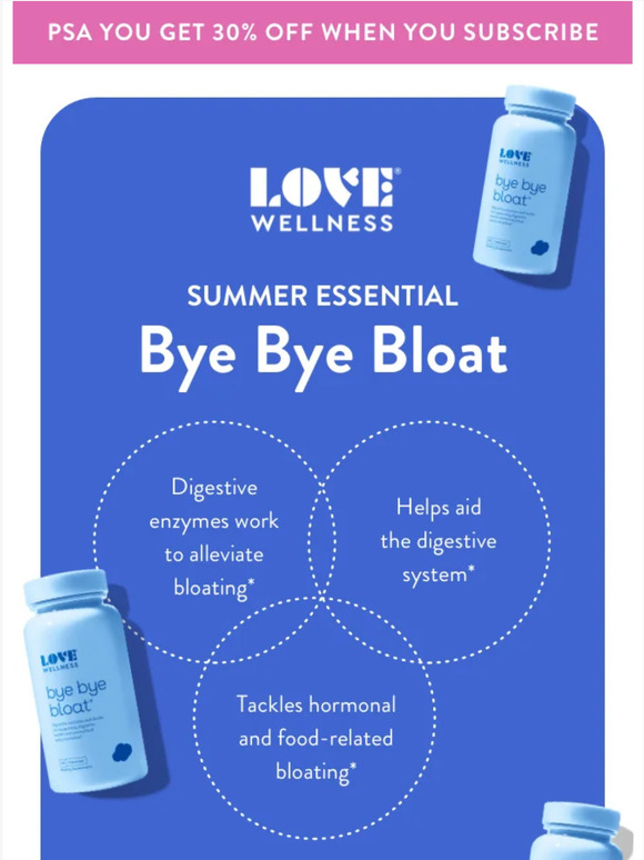 Love Wellness Essential for bloating Milled