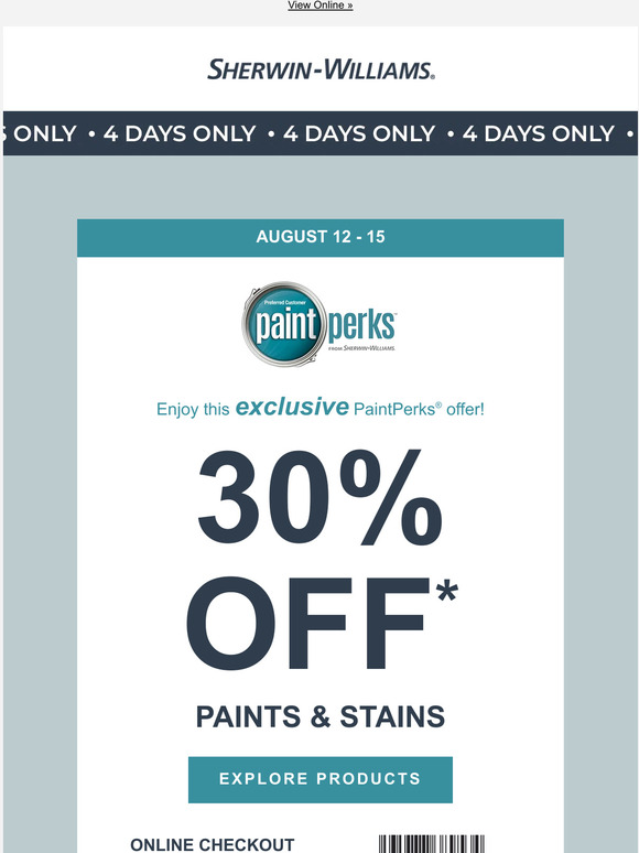 Sherwin Williams Home Email Newsletters Shop Sales, Discounts, and