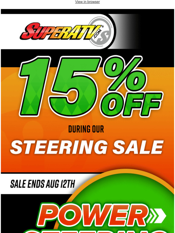 Super ATV Take CONTROL of Your Ride! Milled