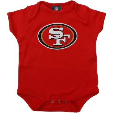 Newborn Scarlet San Francisco 49ers Team Logo Bodysuit