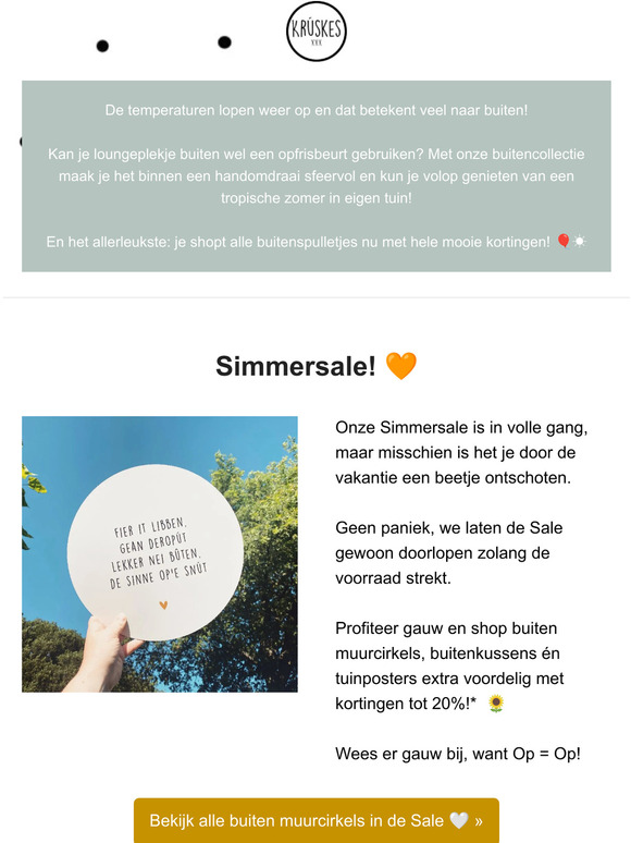 Simmer(sale) yn Fryslân! 🌴☀