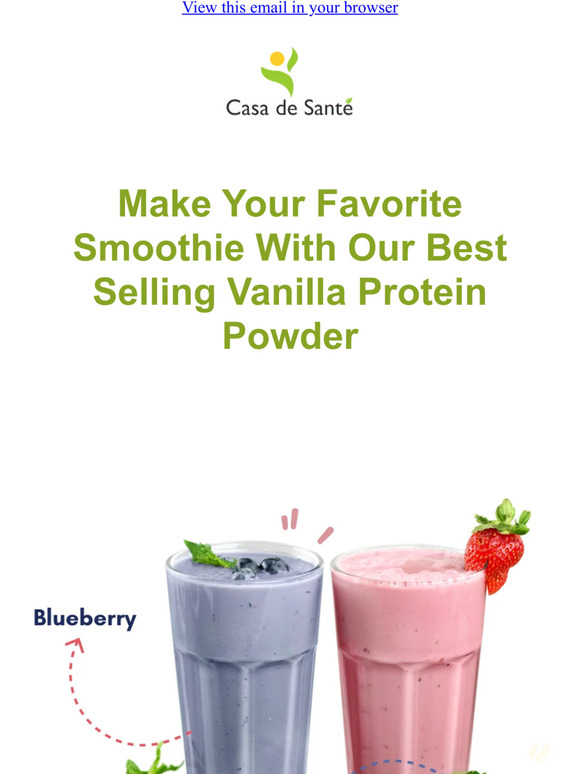 Case de Sante Perfect Low FODMAP Protein Powder for Your Smoothies