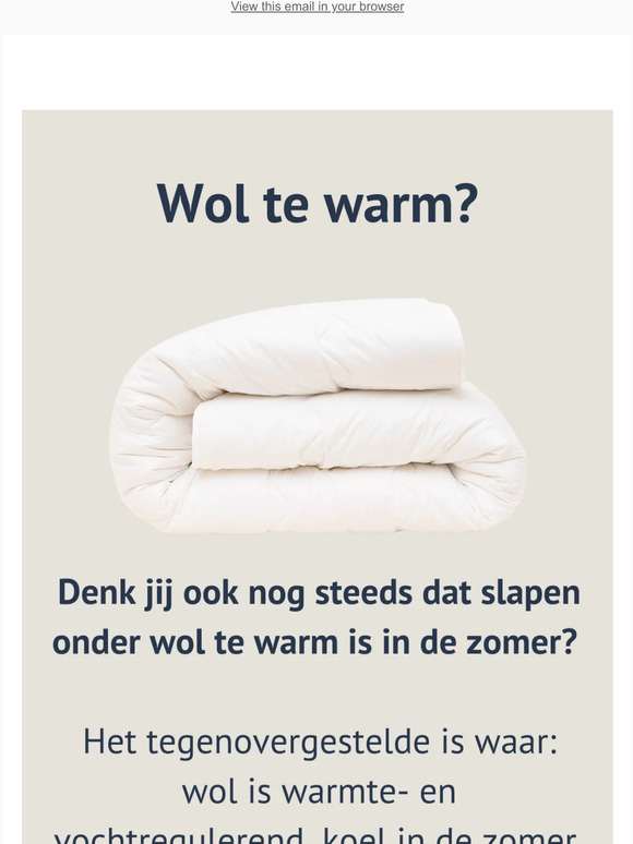 Beter slapen in de hitte