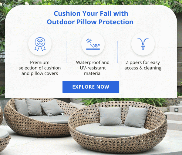 Cushion Your Fall With Outdoor Pillow Protection