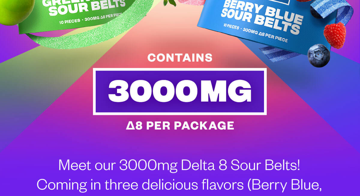 3000mg of delta 8 per pack