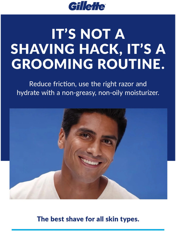 Gillette on Demand Achieve your best shave in 3 easy steps Milled