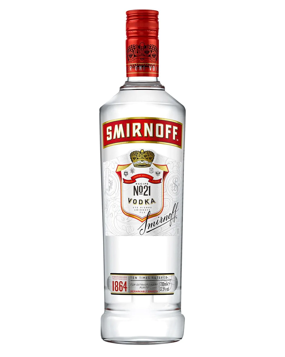 Image of Smirnoff Red Label Vodka, 70 cl