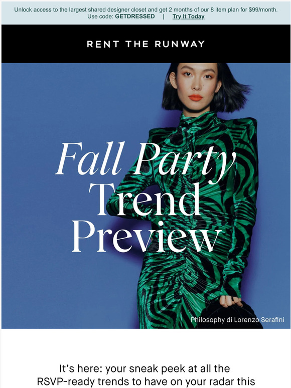 Rent the Runway Email Newsletters Shop Sales, Discounts, and Coupon Codes