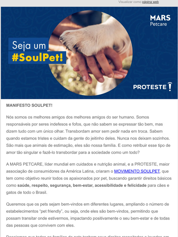 Conheça o nosso Manifesto