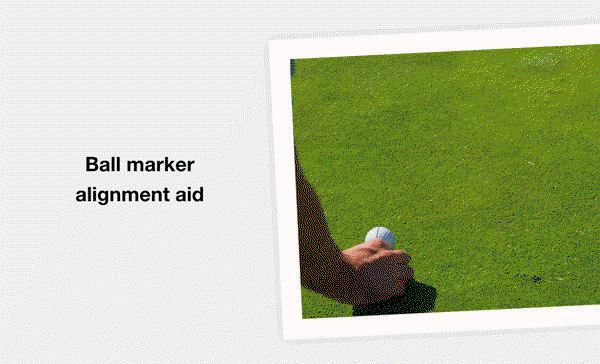 ✔️Ball marker alignment aid 