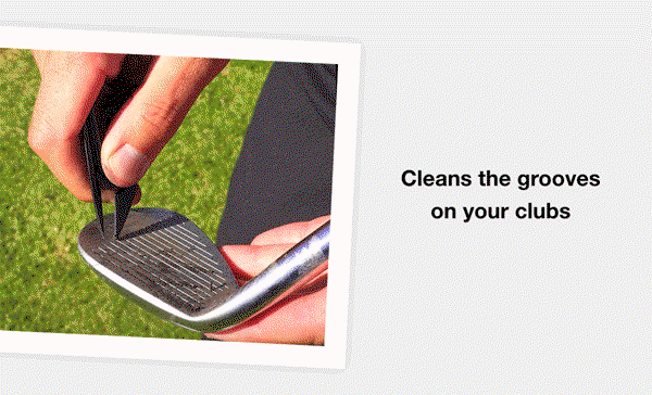 ✔️Cleans the grooves on your clubs 