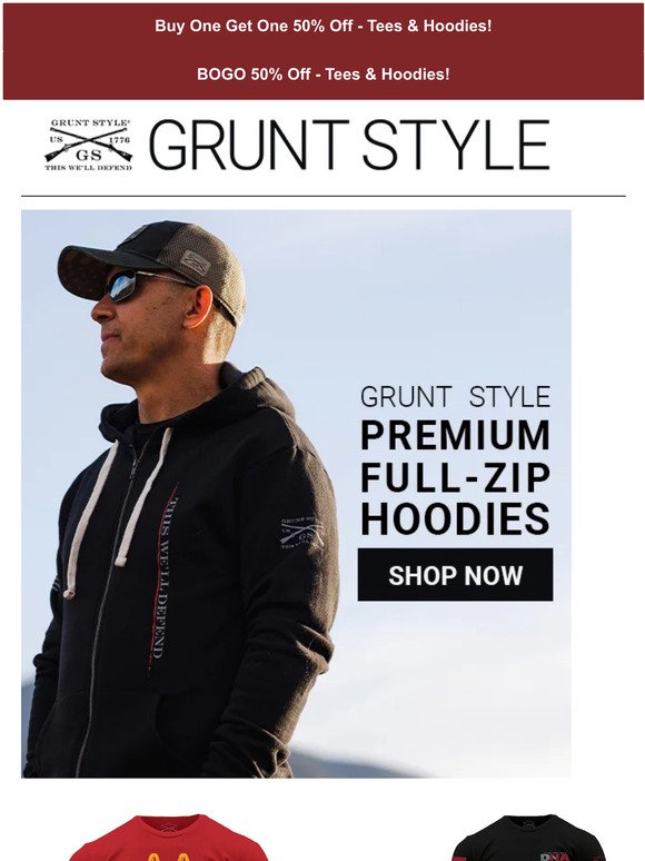 Grunt Style: Your Favorite 2A Graphics On A Hoodie! 🙌 | Milled