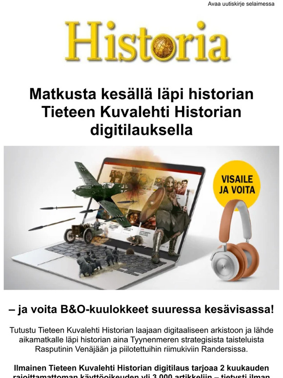 Tieteen Kuvalehti Historia: Tarjous Päättyy 15.8! Tieteen Kuvalehti ...