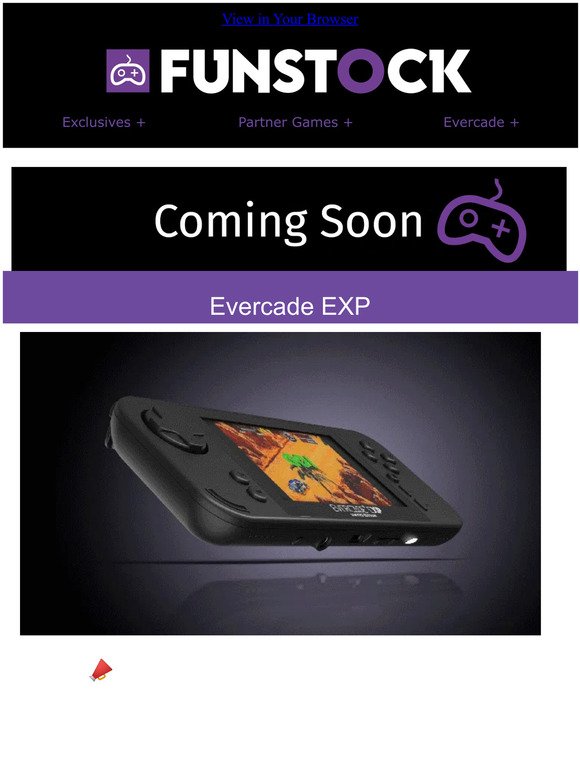 📣 Evercade EXP Pre-Orders Opening Soon! 🥳