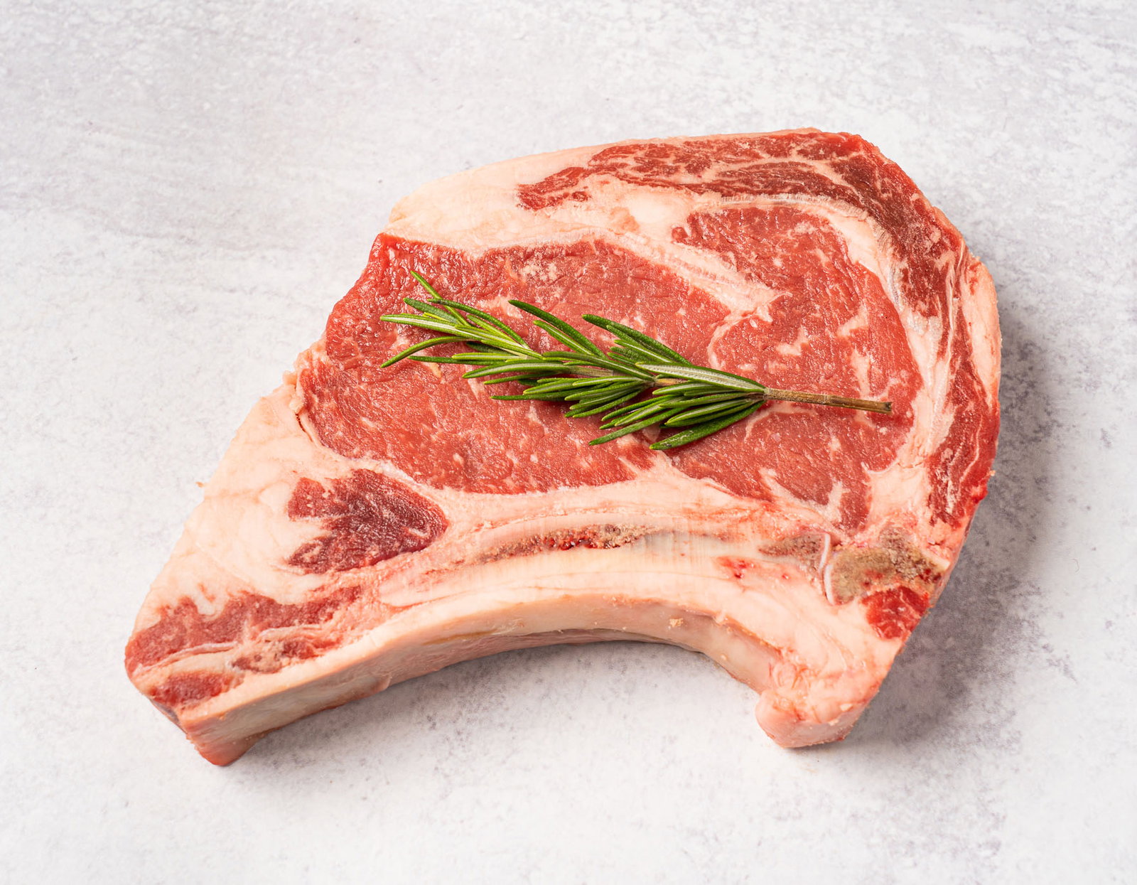 USDA PRIME bone in ribeye steak
