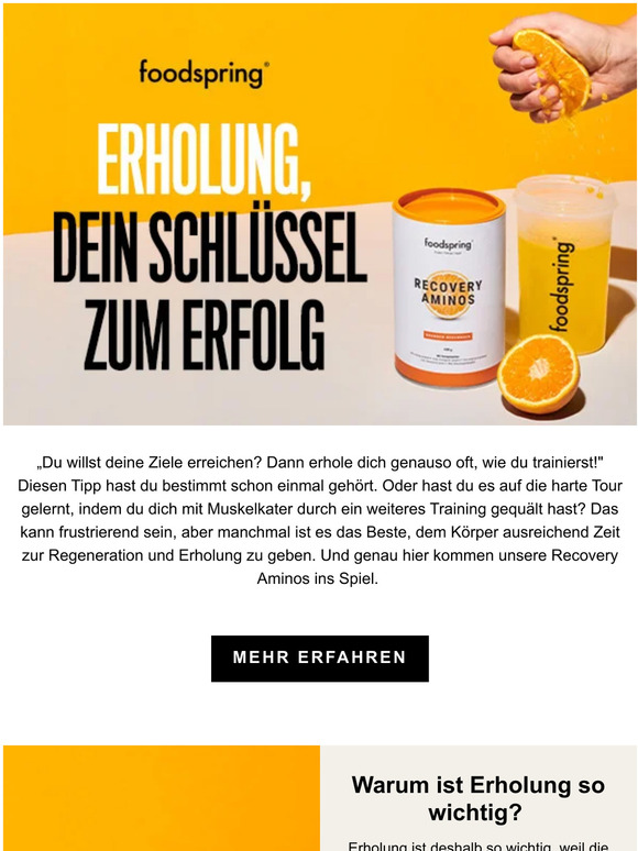 Mit Erholung zum Erfolg