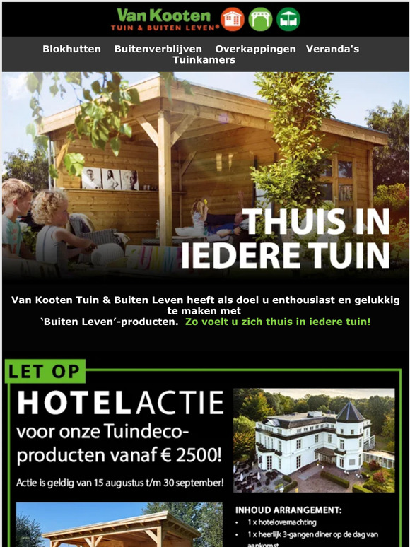 Showrooms boordevol tuininspiratie, van harte welkom!