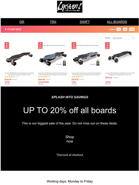 The all-time low price for an electric skateboard.
