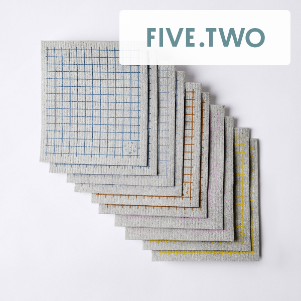 Five Two Compostable Sponge Cleaning Cloths