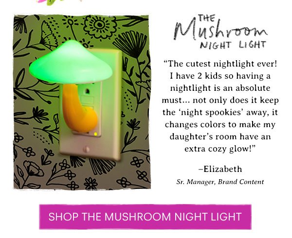 Shop the Mushroom Night Light