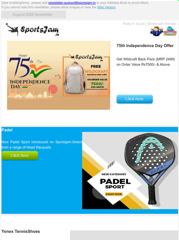 75th Independence Day Offer – Free Wildcraft BackPack!