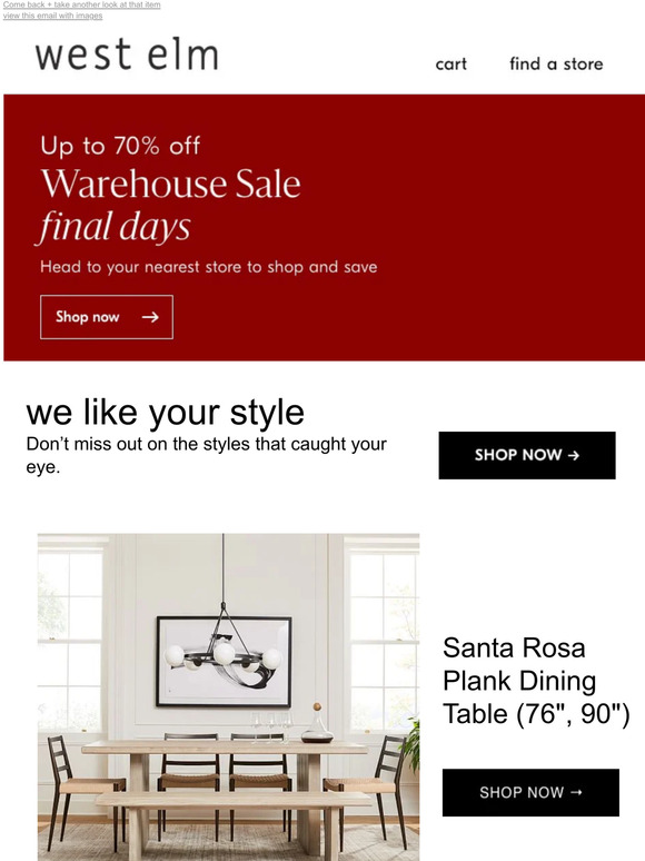 Pottery Barn Email Newsletters Shop Sales, Discounts, and Coupon Codes
