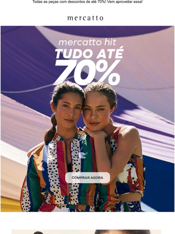 Mercatto HIT: tudo até 70%off!