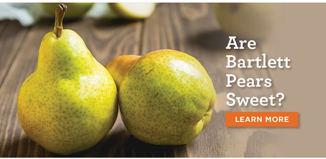 Are Bartlett Pears Sweet