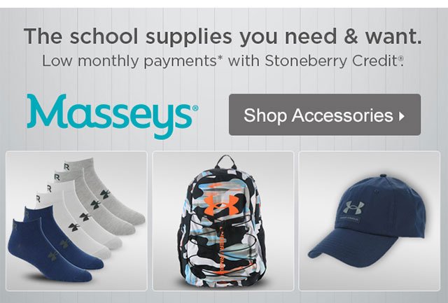 Shop Back To School Accessories from Masseys
