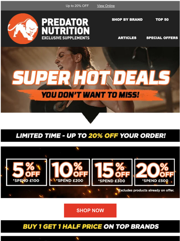 Predator Nutrition We Bring the Heat 🔥🔥🔥 Milled
