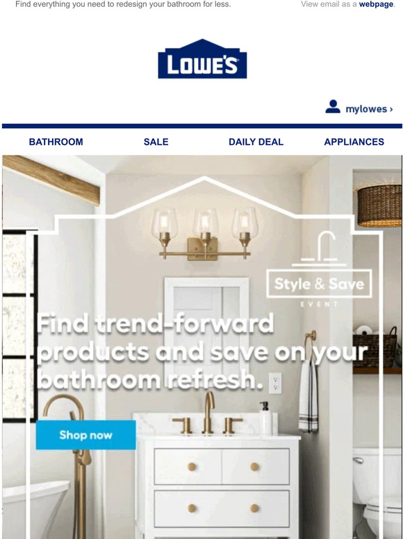 Lowes Email Newsletters Shop Sales, Discounts, and Coupon Codes