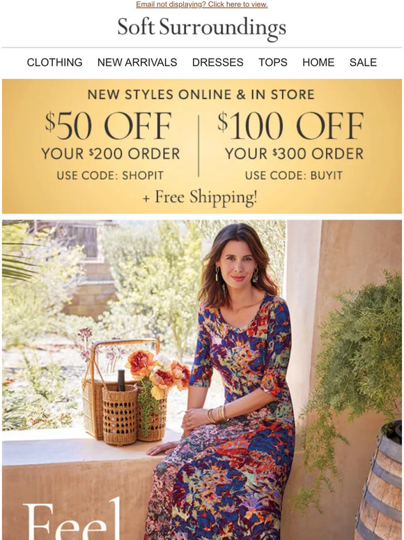 Soft Surroundings *NEW* dresses + 49 DRESSES! (You canāt miss this