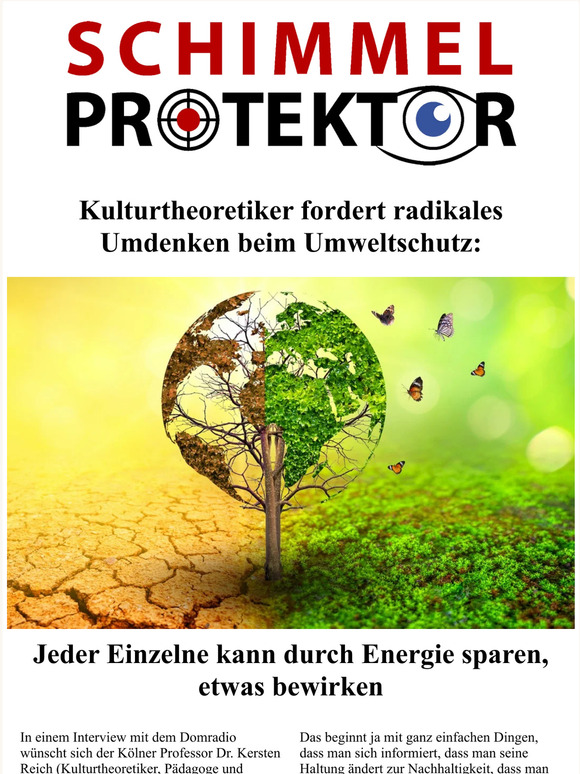 Kulturtheoretiker fordert radikales Umdenken beim Umweltschutz