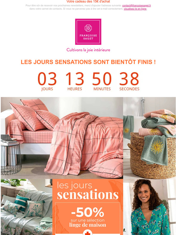 Derniers jours : -10% supplémentaires sur les promotions en cours !